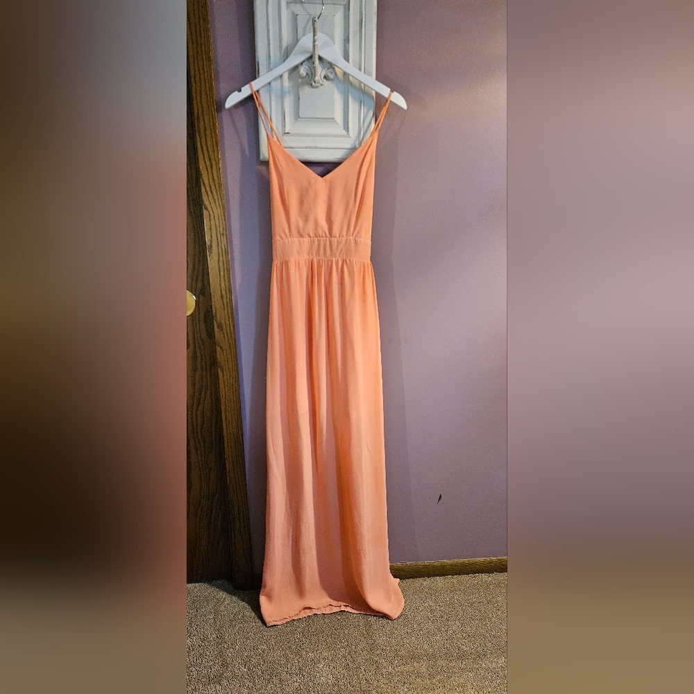 Peachy Strappy Maxi